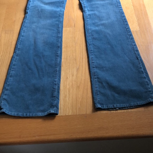 7 For All Mankind light Teal Corduroy Pants - Picture 3 of 4